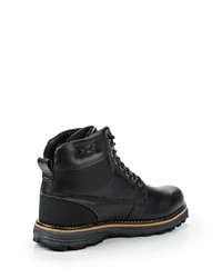 Мужские черные кожаные ботинки от Patrol