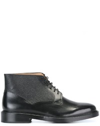 Мужские черные кожаные ботинки от Paul Smith