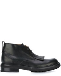 Мужские черные кожаные ботинки от Ports 1961