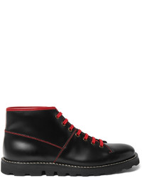 Мужские черные кожаные ботинки от Prada