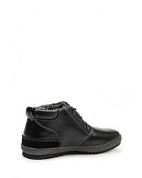 Мужские черные кожаные ботинки от Pradella