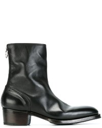Мужские черные кожаные ботинки от Premiata