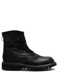 Мужские черные кожаные ботинки от Premiata