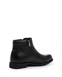 Мужские черные кожаные ботинки от Quattrocomforto