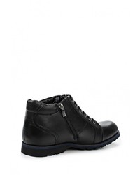 Мужские черные кожаные ботинки от Quattrocomforto