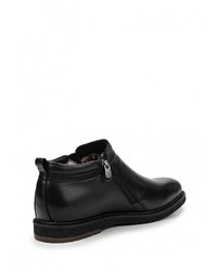 Мужские черные кожаные ботинки от Quattrocomforto