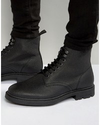 Мужские черные кожаные ботинки от Religion