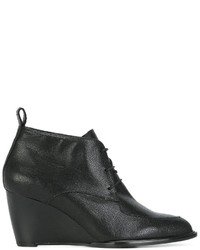 Женские черные кожаные ботинки от Robert Clergerie