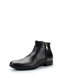Мужские черные кожаные ботинки от Roberto Botticelli