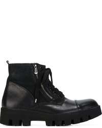 Женские черные кожаные ботинки от Rocco P.
