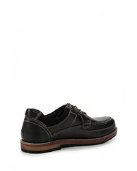 Мужские черные кожаные ботинки от s.Oliver