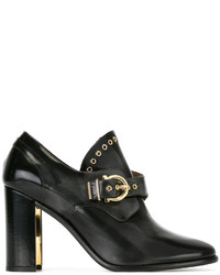 Женские черные кожаные ботинки от Salvatore Ferragamo