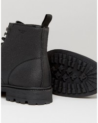 Мужские черные кожаные ботинки от Religion