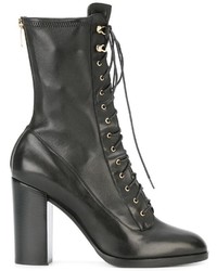 Женские черные кожаные ботинки от Sergio Rossi