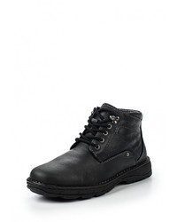 Мужские черные кожаные ботинки от SHOIBERG