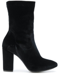 Женские черные кожаные ботинки от Strategia