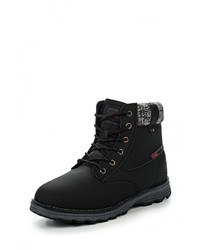 Женские черные кожаные ботинки от Strobbs