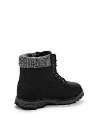 Женские черные кожаные ботинки от Strobbs