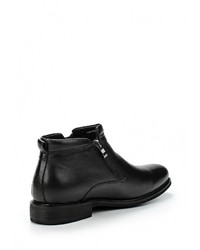 Мужские черные кожаные ботинки от Tesoro