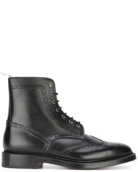 Мужские черные кожаные ботинки от Thom Browne