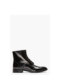 Мужские черные кожаные ботинки от Tiger of Sweden
