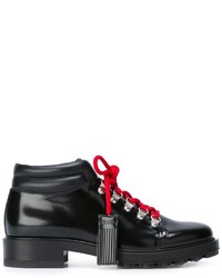 Женские черные кожаные ботинки от Tod's