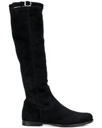 Женские черные кожаные ботинки от Unützer