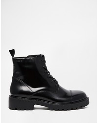 Женские черные кожаные ботинки от Vagabond