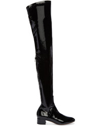 Женские черные кожаные ботинки от Valentino