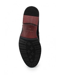 Мужские черные кожаные ботинки от Valley