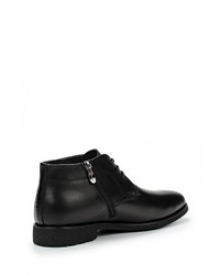 Мужские черные кожаные ботинки от Valley