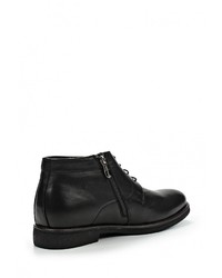 Мужские черные кожаные ботинки от Valor Wolf