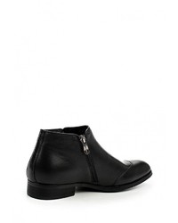 Мужские черные кожаные ботинки от Valor Wolf