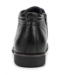 Мужские черные кожаные ботинки от Valor Wolf