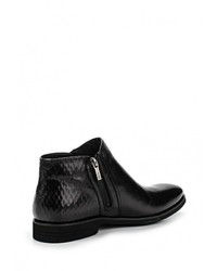 Мужские черные кожаные ботинки от Vitacci