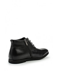 Мужские черные кожаные ботинки от Vitacci