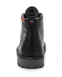 Мужские черные кожаные ботинки от Wrangler