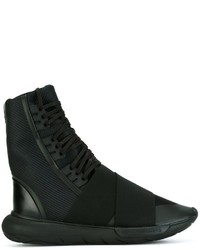 Мужские черные кожаные ботинки от Y-3