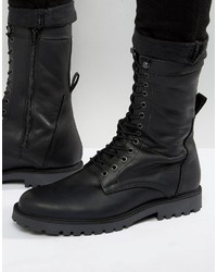 Мужские черные кожаные ботинки от Zign Shoes