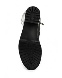 Черные кожаные ботфорты от Elche