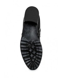 Черные кожаные ботфорты от Inario