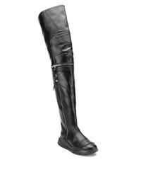 Черные кожаные ботфорты от Toga Pulla