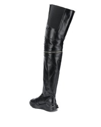 Черные кожаные ботфорты от Toga Pulla