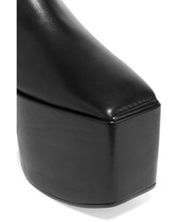 Черные кожаные ботфорты от Balenciaga