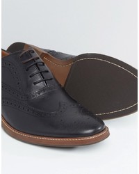 Черные кожаные броги от Aldo