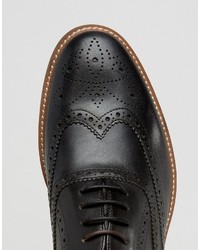 Черные кожаные броги от Aldo