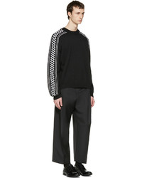 Черные кожаные броги от Officine Creative