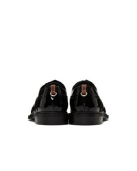 Черные кожаные броги от Burberry