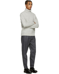 Черные кожаные броги от Grenson