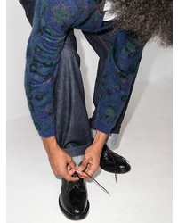 Черные кожаные броги от Tricker's